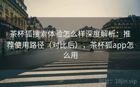 茶杯狐搜索体验怎么样深度解析：推荐使用路径（对比后），茶杯狐app怎么用