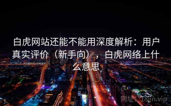 白虎网站还能不能用深度解析：用户真实评价（新手向），白虎网络上什么意思