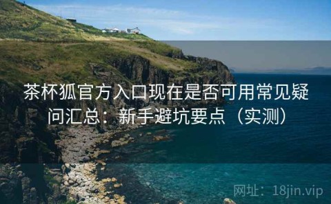 茶杯狐官方入口现在是否可用常见疑问汇总：新手避坑要点（实测）