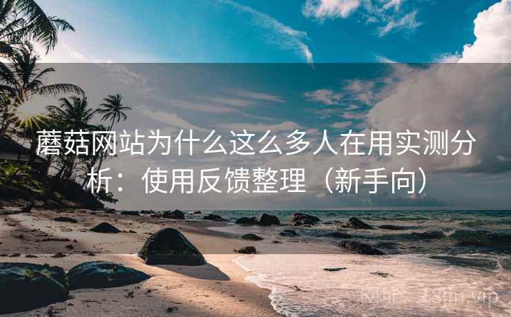 蘑菇网站为什么这么多人在用实测分析:使用反馈整理(新手向) 蘑菇网站为什么这么多人在用实测分析:使用反馈整理(新手向)