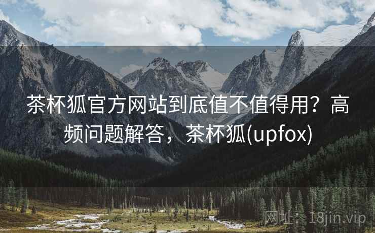 茶杯狐官方网站到底值不值得用？高频问题解答，茶杯狐(upfox)