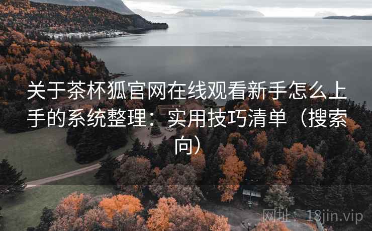 关于茶杯狐官网在线观看新手怎么上手的系统整理：实用技巧清单（搜索向）